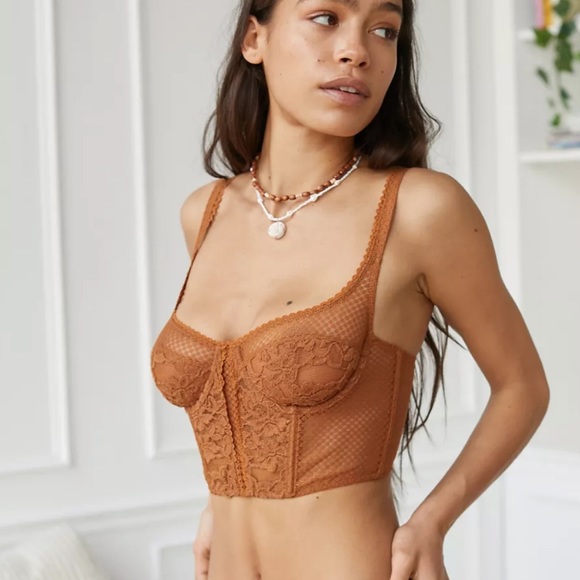Urban Outfitters Tops - UO Out From Under Sabina Lace Bustier